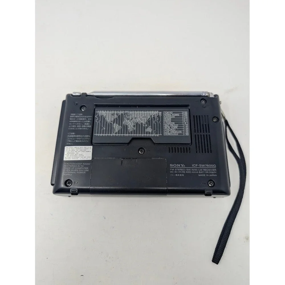Sony Synthesized World Band Radio Receiver Vintage with case ICF-SW760G parts